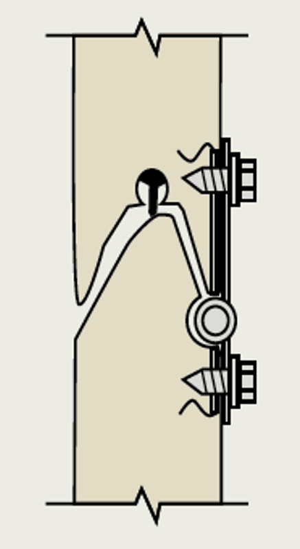 Garasjeport RF Slett – 325 cm bredde, RAL 9010 Hvit